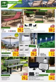 Volantino La Prealpina Pagina 15: Lettino €26,95, Set 4 applique ad energia solare con sensore €29,95