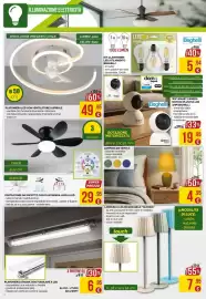 Volantino La Prealpina Pagina 4: Lampada a led ricaricabile "Aurora" €7,95, Plafoniera stagna con tubolare a led €6,95
