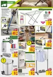 Volantino La Prealpina Pagina 7: Stand appendiabiti €7,99, Pattumiera con pedale - inox €9,95