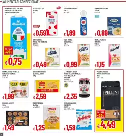Volantino Galassia superstore Pagina 12: Biscotti secchi classici Oro Saiwa €2,59, Roberto Pinsa €1,25