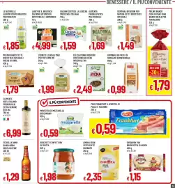 Volantino Galassia superstore Pagina 15: Estrella Damm Daura birra senza glutine €1,29, Galbani Certosa la leggera €1,59