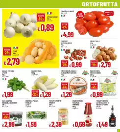 Volantino Galassia superstore Pagina 7: Cuor di Scelta insalata classica mista con mais €1,29, Cipolle gialle €2,79