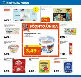 Volantino Oasi Pagina 10: Yogurt magro con frutta Consilia €2,39, YOGURT ZYMIL ALLA GRECA SENZA LATTOSIO €0,89
