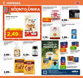 Volantino Oasi Pagina 19: Confettura fior di frutta bio Rigoni di Asiago €3,29, Biscotti Lune Nuove Caserecci di Leo €1,79