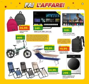 Volantino Oasi Pagina 29: ZAINO EASTPACK PADDED €36,99, SMART TV 50" QBELL UHD T2 S2 €249,00