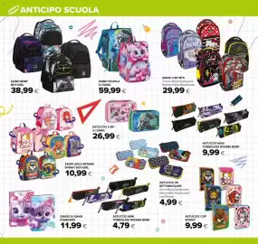 Volantino Oasi Pagina 31: ZAINO 3 ZIP BTS €29,99, ZAINO SCUOLA SJ GANG €59,99