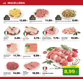 Volantino Oasi Pagina 6: SPIEDINI DI SUINO €8,99, PETTO DI POLLO A FETTE AIA €11,79