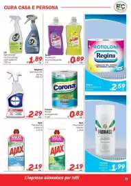 Volantino Pac Cash&Carry Pagina 19: Corona rotolo asciugatutto €0,83, Ajax Pavimenti limone €2,19