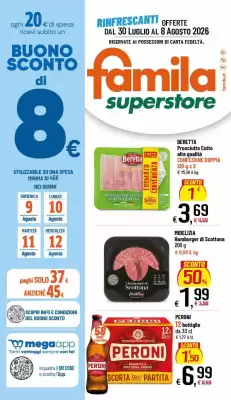 Volantino Famila Superstore (valido fino al 8-08)