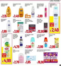 Volantino Famila Pagina 19: NEUTRO ROBERTS BAGNODOCCIA €1,99, Garnier Ultra Dolce Shampoo/Balsamo €2,15