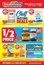 Cincotta Chemist catalogue Page 1