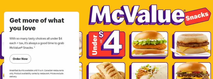 McDonald's flyer Page 1
