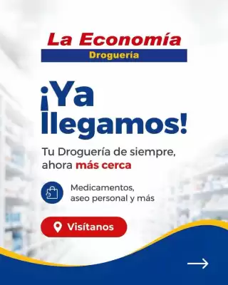 Droguería la Economía (válido hasta 12-08)