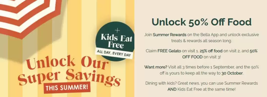 Bella Italia (valid until 3-09)