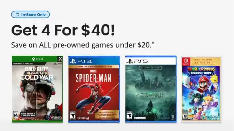 Game Stop weekly ad Page 1