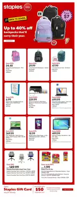 Staples flyer (valid until 31-07)
