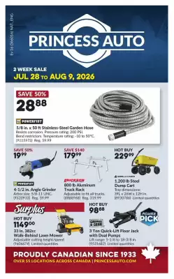 Princess Auto flyer