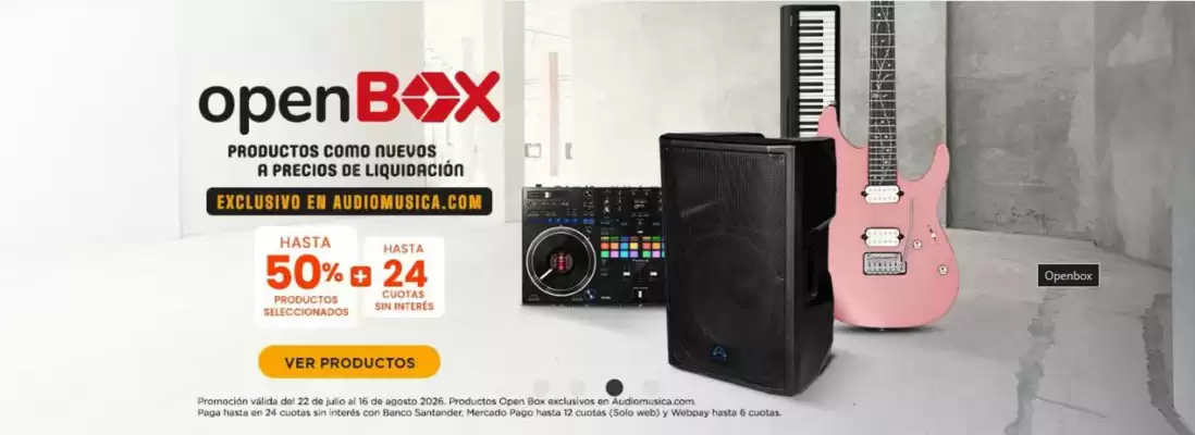 Audiomusica (válido hasta 18-08)