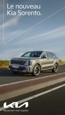 Catalogue KIA (valable jusqu'au 31-12)