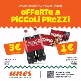 Volantino Unes Pagina 1: Coca-Cola Original €1,00