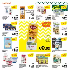 Volantino Unes Pagina 10: Dessert proteici High Protein MILK PRO €1,29, Bevande al caffè gusti assortiti STARBUCKS €2,19