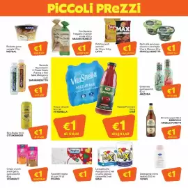 Volantino Unes Pagina 2: Acqua naturale VITASNELLA €1,00, Patatine gusti assortiti LAY'S €1,00
