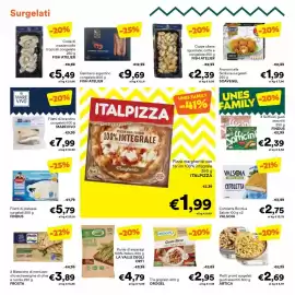 Volantino Unes Pagina 8: Pizza margherita con farina 100% integrale ITALPIZZA €1,99