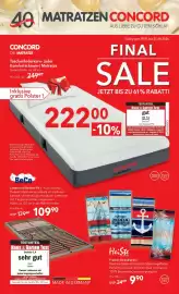 Matratzen Concord Prospekt Seite 1