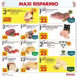 Volantino Italmark Pagina 14: Grana Padano DOP €13,40, Formaggio La Toma Monte Corna Lombardia €1,39