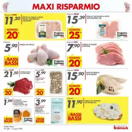 Volantino Italmark Pagina 18: LUPINI ATM €5,99, Cotolette di filetti di pollo sottillissime Gran Dorate AIA €1,99