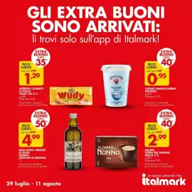 Volantino Italmark Pagina 3: Yogurt bianco intero vipiteno €0,95, Würstel classico di pollo wudy Aia €1,29