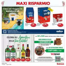 Volantino Italmark Pagina 32: LAVAZZA CREMA E GUSTO CLASSICO €17,99, LAVAZZA QUALITÀ ROSSA €9,99