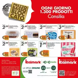 Volantino Italmark Pagina 40: Dessert gelato onde di vaniglia e sfoglie di cacao magro Consilia €2,49