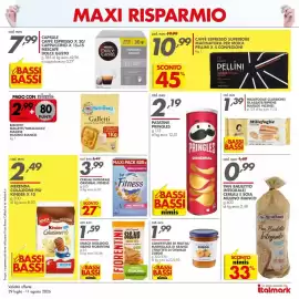 Volantino Italmark Pagina 5: I frutteti di Oswald ZUEGG €1,99, SNACK BIOLOGICI SI&NO FIORENTINI €1,59