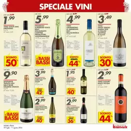 Volantino Italmark Pagina 7: Prosecco DOC Extra Dry Zonin €3,99, Vino Grillo Sicilia DOC Ghisello €1,95