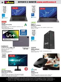 Volantino Wellcome Pagina 14: Mediacom AZIMUT4 PLUS - 4G €71,91, Acer Vero V247Y Gbmipx Monitor LED 23.8" IPS FHD