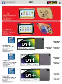 Volantino Wellcome Pagina 11: Mediacom AZIMUTE 4 - 4G €71,91, Mediacom AZIMUT4 PRO - 4G €71,91
