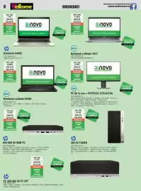 Volantino Wellcome Pagina 6: HP 600-800 G5 mini PC, Dell Notebook Latitude E5580