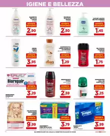 Volantino Gran mercato Pagina 18: Assorbenti Lines Seta Ultra anatomico €3,79, Dentifricio Biorepair €3,29
