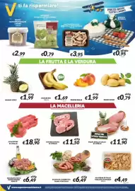 Volantino Supermercati Visotto Pagina 2: AIA KEBAB DI POLLO €4,49, BANANE BIO €1,69