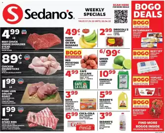 Sedano's weekly ad week 31 Page 1