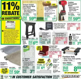 Menards weekly ad Page 1