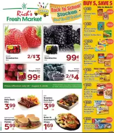 Rich's Fresh Market weekly ad week 31 Page 1