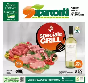 Volantino Superconti Pagina 1: Grigliata mista di suino €6,99, Est! est!! est!!! di montefiascone doc bigi €249,00