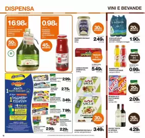 Volantino Superconti Pagina 12: Maionese originale Heinz €2,49, Acqua naturale San Bernardo €1,90