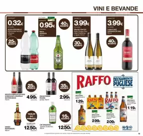 Volantino Superconti Pagina 13: Amaro Montenegro €12,50, Vini IGP Poggio Pasano €2,99