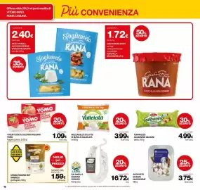 Volantino Superconti Pagina 16: Yogurt senza zuccheri aggiunti Yomo €1,09, Grana Padano DOP Ambrosi €1,59