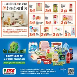 Volantino Sisa Pagina 14: SISA OLIVE VERDI INTERE IN SALAMOIA €2,00, SISA PATATINE PAPRIKA €1,99