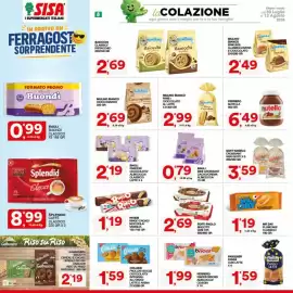 Volantino Sisa Pagina 8: Mulino Bianco Pane+ Cioccolato al Latte €2,99, BAULI MINI CROISSANT €0,79