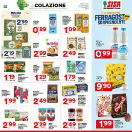 Volantino Sisa Pagina 9: LIKING CARAMELLE FRIZZANTI ARANCIA/LIMONE €1,29, Gocciole Chocolate €1,99